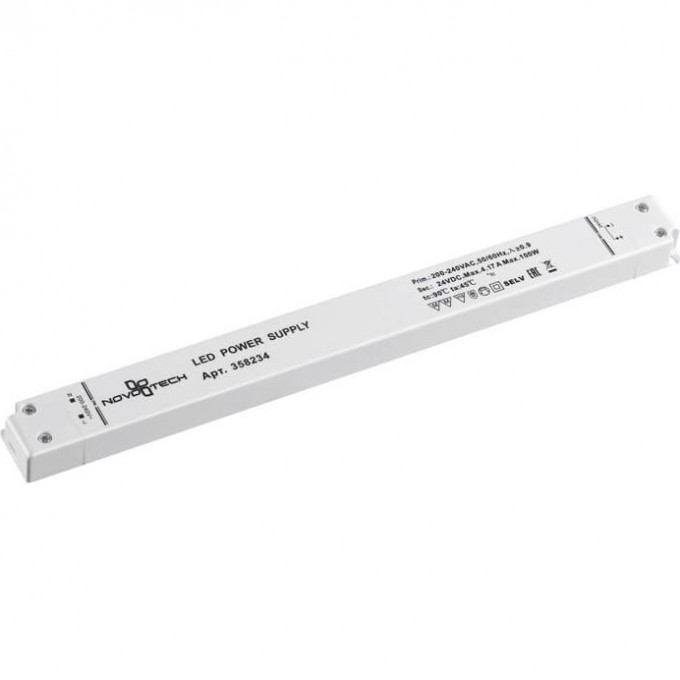 Драйвер NOVOTECH KIT 220-48V 100W для треков NV-358234 Драйвер NOVOTECH KIT 220-48V 100W для треков NV-358234
