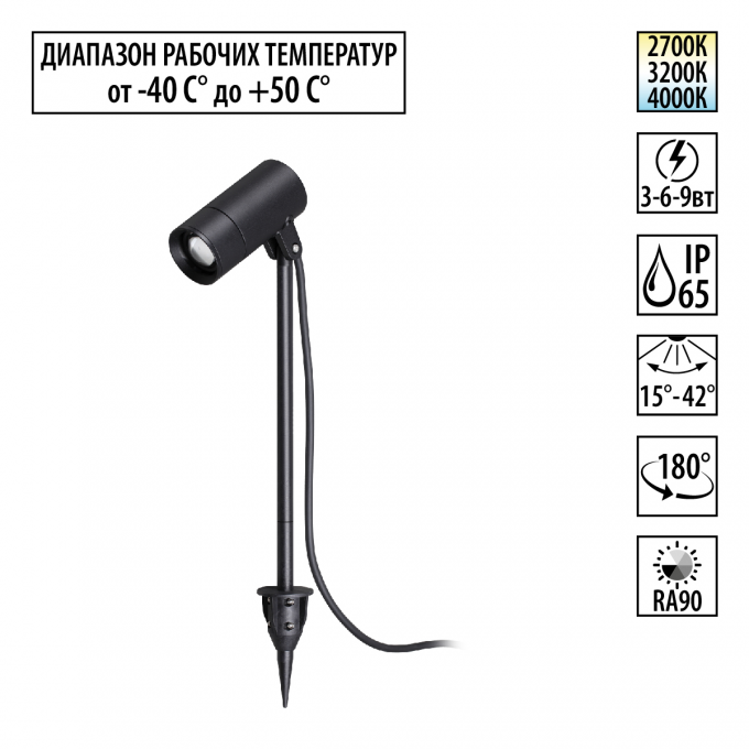 Грунтовый светильник Novotech Landscape 359713 NV-359713