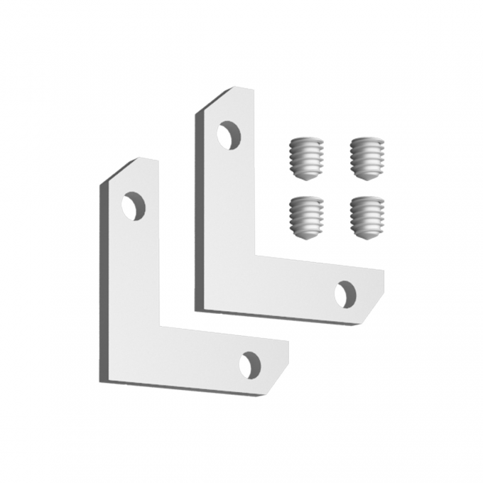 Соединитель NOVOTECH FLUM 135330 PORT NT25 000 угловой горизонтальный для арт.135325-135328 IP20 серебро NV-135330